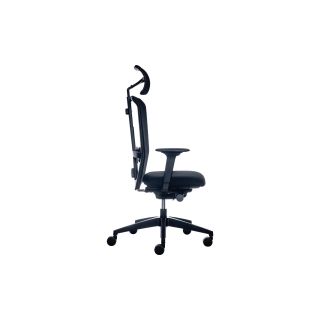 Interstuhl lx216 työtuoli ergonominen korkeaselkäinen musta