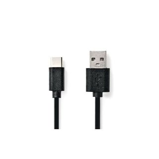 Nedis usb-a usb-c™ adapteri 2m kaapelilla