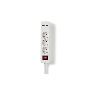 Nedis jatkojohto usb-portilla 3-osainen 1