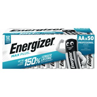 Energizer max plus aa/lr6 alkaliparisto 1 kpl=50 paristoa