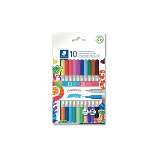 Staedtler® 3280 kaksikärkinen kuitukärkikynä värilajitelma