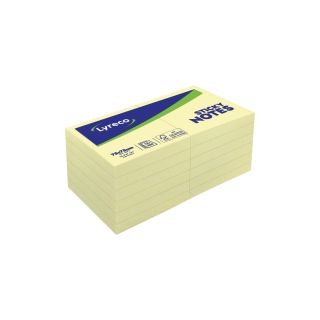Lyreco viestilaput 75 x 75mm keltainen