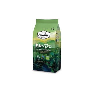 Paulig mundo kolumbia & honduras luomu kahvipapu tumma paahto 450g
