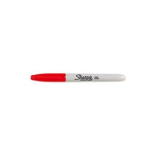 Sharpie fine huopakynä pyöreä 1mm permanent punainen