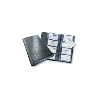 Durable visifix centium käyntikorttikansio 200 kortille a5 musta 
