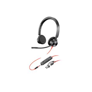 Poly Blackwire 3325 Stereo USB-C/A kuuloke langallinen