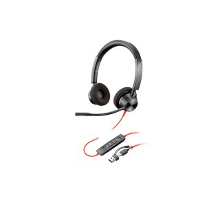 Poly Blackwire 3320 Stereo USB-C -kuuloke langallinen