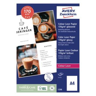 Avery premium laser valokuvapaperi a4 170g glossy