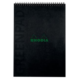 Rhodia greenpad pehmeäkantinen muistikirja a4/80 kierre