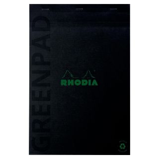 Rhodia greenpad nidottu muistilehtiö a4/70 viivoilla + marginaali