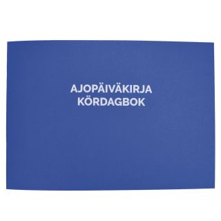 Ajopäiväkirja nidottu 186 a5l vaaka 32 sivua