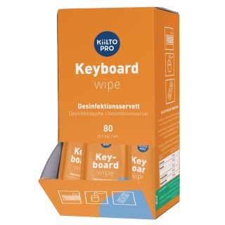 Kiilto pro keyboard wipe desinfektiopyyhkeet