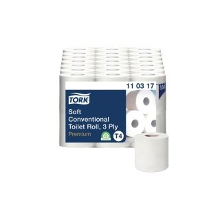 Tork® 110317 wc-paperi t4 premium soft 3-krs