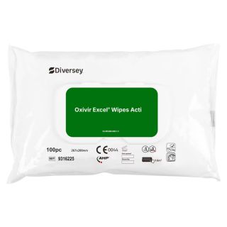 Oxivir Excel Wipe Acti desinfektiopyyhe pesevä 26