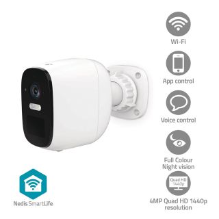 Nedis SmartLife 4MP Quad HD Wi-Fi valvontakamera ulkokäyttöön