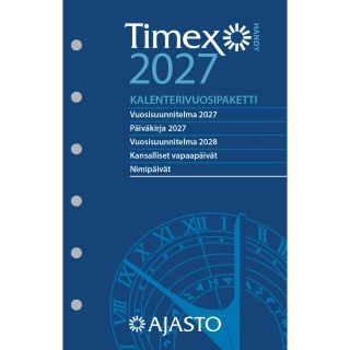 Timex Handy -vuosipaketti – Järjestelmäkalenteri – Kalenteriosa kansiin