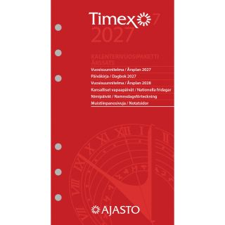 Timex 7 -vuosipaketti – Järjestelmäkalenteri – Kalenteriosa kansiin