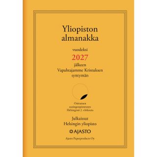 Yliopiston almanakka A6 – Taskukalenteri – Klassinen yliopistoalmanakka
