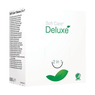 Soft Care Deluxe 2in1 hoitava shampoo ja suihkugeeli 800ml