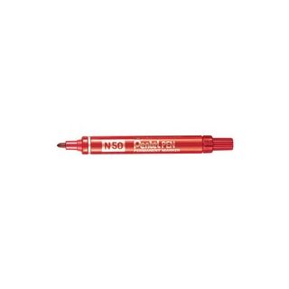 Pentel n50 huopakynä pyöreä 1-2 mm permanent punainen