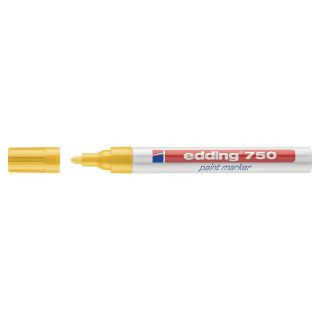 Edding 750 maalikynä pyöreä 2-4mm keltainen
