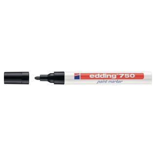 Edding 750 maalikynä pyöreä 2-4mm musta