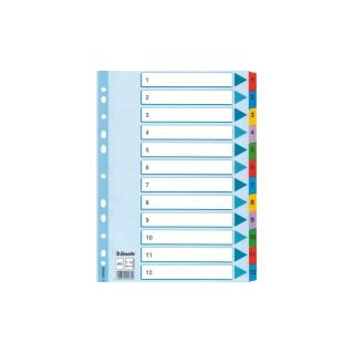Esselte mylar hakemisto a4 1-12 muovikieli