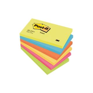 Post-it® viestilappu 76 x 127mm energetic