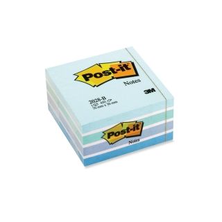 Post-it® viestilappukuutio 76 x 76mm pastellinsininen
