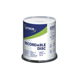 Lyreco cd-r 80min 700mb 52x spindle
