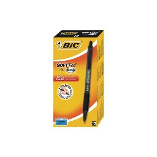 Bic softfeel clic grip kuulakärkikynä mekanismilla 0