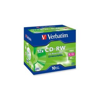 Verbatim cd-rw 80min 700mb 8-12x