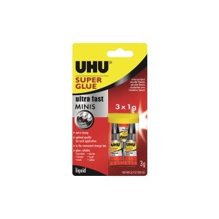 Uhu pikaliima mini 3 x 1g