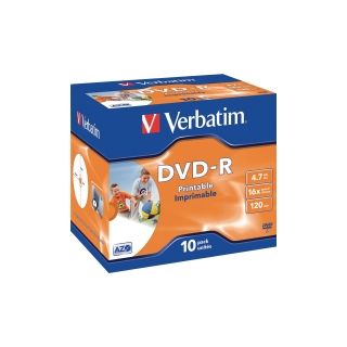 Verbatim dvd-r 4.7gb 16x 