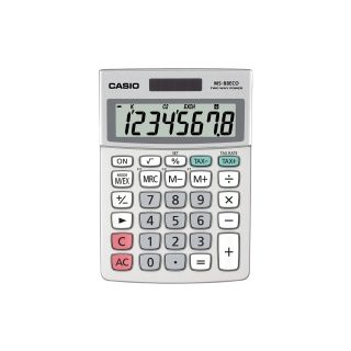 Casio ms-88eco pöytälaskin 8 numeron näyttö