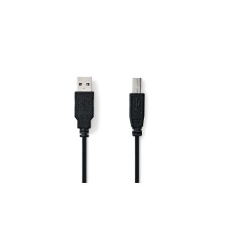 Nedis usb-a usb-b kaapeli 2m