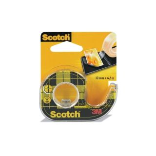Scotch® 136 kaksipuolinen teippi katkojalla 12mm x 6m
