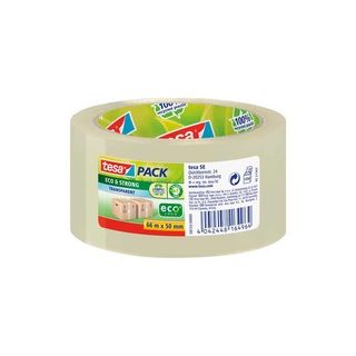 Tesa® 58153 eco & strong pp pakkausteippi 50 mm x 66 m kirkas