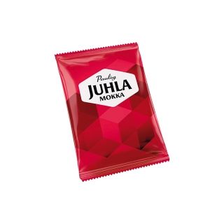 Juhla mokka kahvi hienojauhatus vaalea paahto annospussi 100g