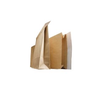 Tuplapussi 250 x 430 x 70mm ruskea