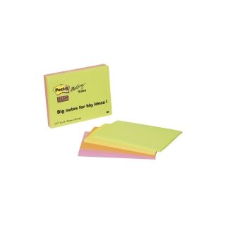 Post-it® super sticky viestilappu a6 värilajitelma