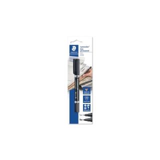 Staedtler duo 348 kaksipäinen huopakynä permanent pyöreä 0