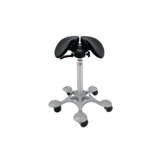 Salli swingfit satulatuoli nahka musta
