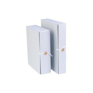 Arkistokotelo a4 8cm nappi/nauha pysyvään arkistointiin