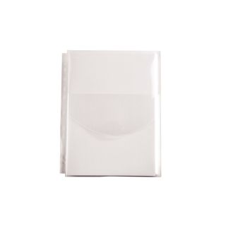 Paljetasku a4 180 mic pvc läpällinen kirkas