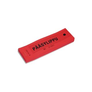 Pääsylippu punainen