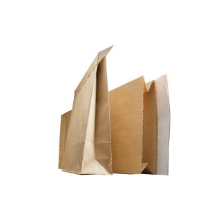 Tuplapussi 250 x 250 x 70 mm ruskea