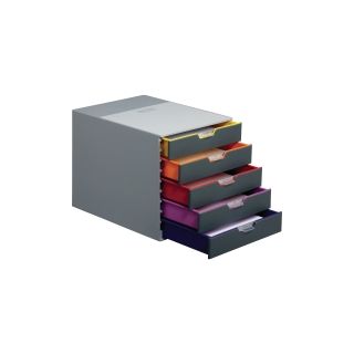 Durable 7605 varicolor vetolaatikosto 5-osainen