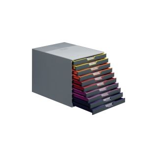 Durable 7610 varicolor vetolaatikosto 10-osainen