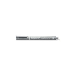 Staedtler 8323-11 metal huopakynä pyöreä 1-2mm hopea